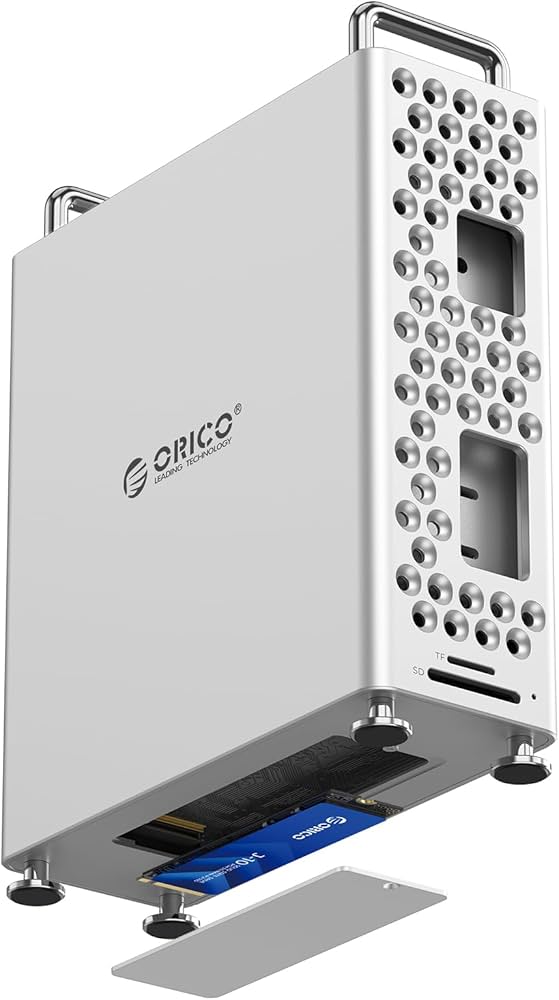 ⭕️ORICO Mac Mini M4 アルミ製ドッキングステーションM45P Amazon.com: ORICO MiniLink 40Gbps Mac mini M4 Dock, USB4